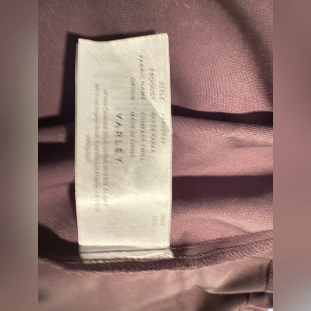 Varley Bryce Women's Jacket ***Raisin color*** - Picture 6 of 6